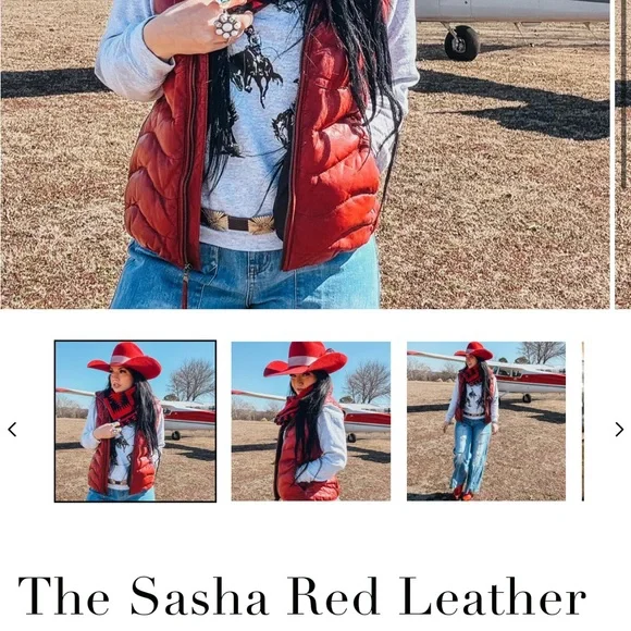 Scully Butter Leather Vest - Picture 6 of 6